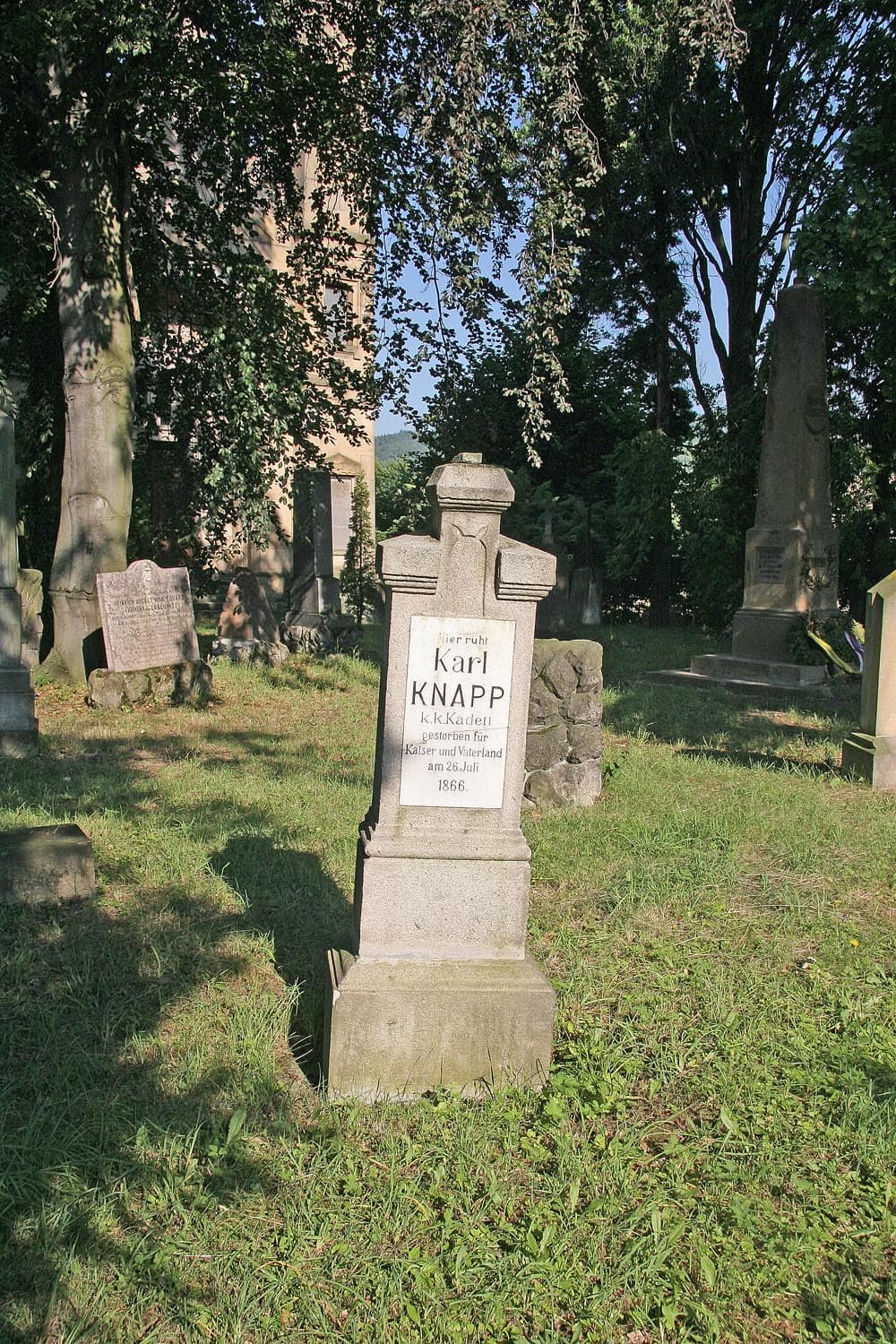 Vojenský hřbitov v Kbelnici